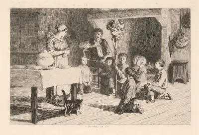 Svatý Mikuláš, Léon Augustin Lhermitte