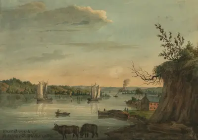 East branch of Potomac R. Washington av Augustus Köllner