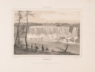 Niagara Falls American side av Augustus Köllner