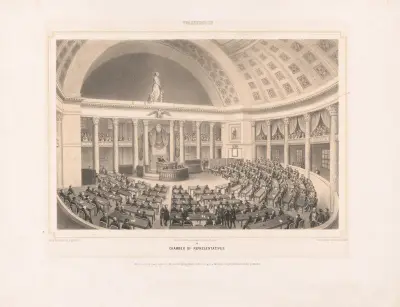 Washington. Chamber of representatives av Augustus Köllner