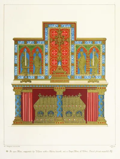 Altar wtith Shrine, Augustus Pugin