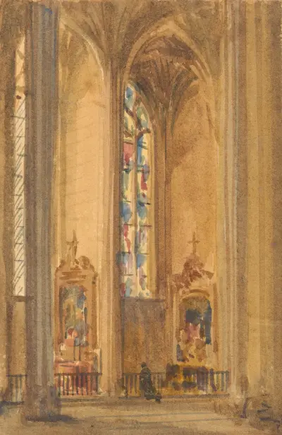 Interior of a Gothic Church – Nr. 2, Augustus Pugin