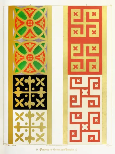 Patterns for Stoles and Maniples 2, Augustus Pugin