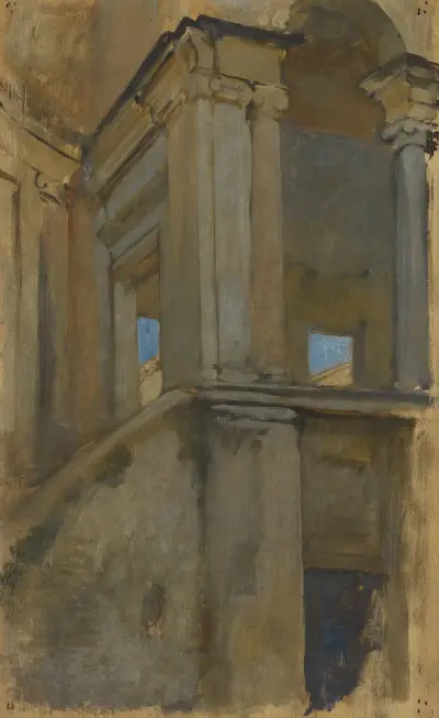 Architectural Study, 1871 – nr 2 av Edwin Austin Abbey