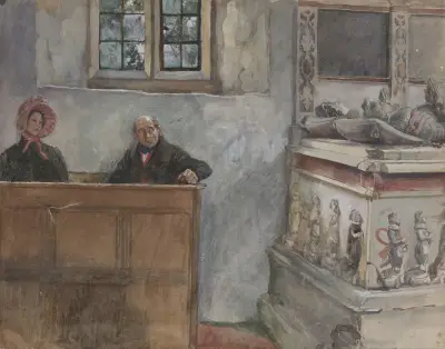 In der Kirche von Edwin Austin Abbey