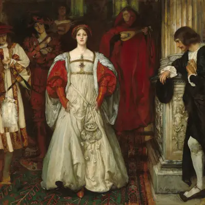 Who Is Sylvia? What Is She That All the Swains Commend Her? von Edwin Austin Abbey