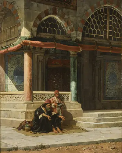 A Dervish before the Mosque, Stanisław Chlebowski