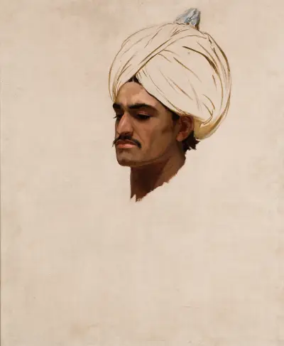 Study of an Arab’s Head, Stanisław Chlebowski