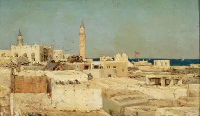 View of Massawa, Stanisław Chlebowski