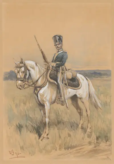Trebacz pulkowy z r. 1831 av Bronisław Gembarzewski