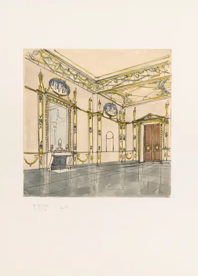 Klassizistischer Salon von Stanisław Noakowski