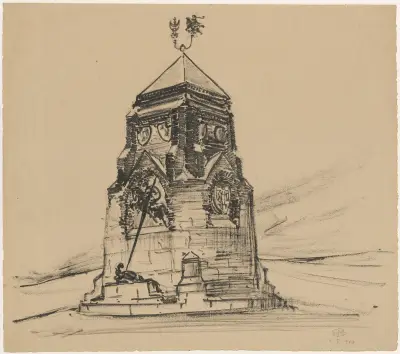 Entwurf für das Grunwald-Denkmal von Stanisław Noakowski