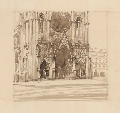 Wien. Votivkirche von Stanisław Noakowski