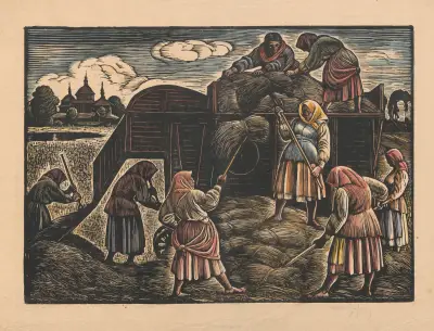 Młockarnia, Władysław Skoczylas