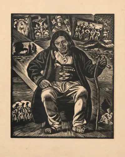 Stary gazda I, Władysław Skoczylas