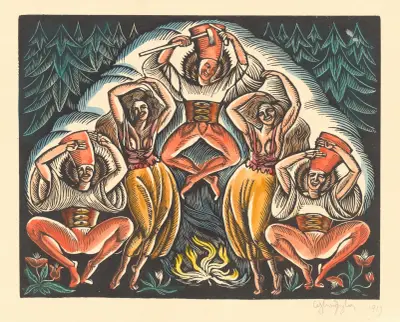 Tanec zbojníků, Władysław Skoczylas