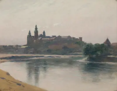Wawel from the Vistula Side, Stanisław Witkiewicz