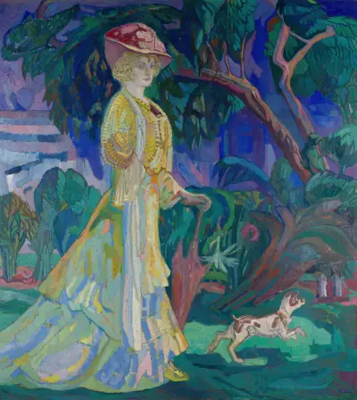 Portrait of the Artist’s Wife von Axel Törneman