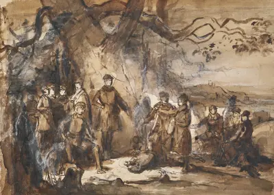 Wielkoksiążęce przyjęcie myśliwskie, 1842 – Nr. 2, Johann Baptist Kirner