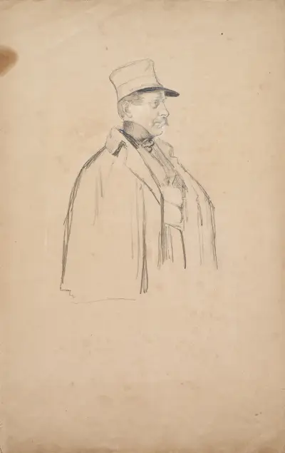 Margrabia Maksymilian z Badenii, przekrój biodrowy, Johann Baptist Kirner