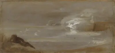 Seascape av Jean-Baptiste Carpeaux