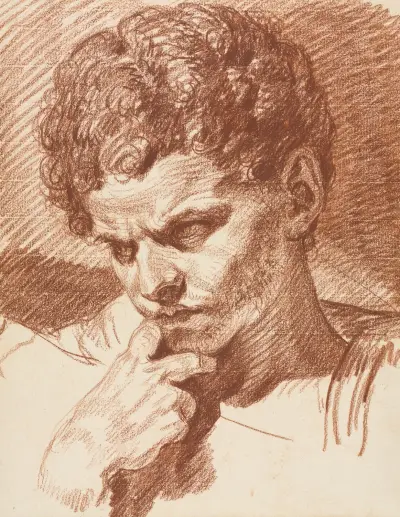 Head of Caracalla av Jean-Baptiste Greuze