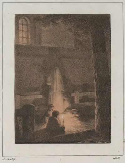 Děti se svíčkou, Jean-Baptiste Isabey