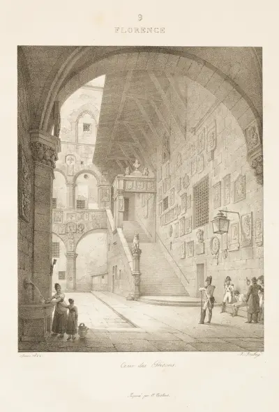 Florencie, 1833 – Nr. 1, Jean-Baptiste Isabey