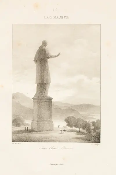 Lac Majeur, 1833 – Nr. 1, Jean-Baptiste Isabey