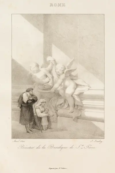 Řím, 1833 – Nr. 2, Jean-Baptiste Isabey