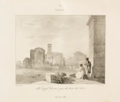 Řím, 1833 – Nr. 4, Jean-Baptiste Isabey