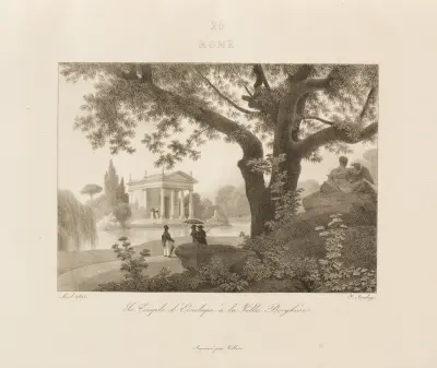 Řím, 1833 – Nr. 6, Jean-Baptiste Isabey
