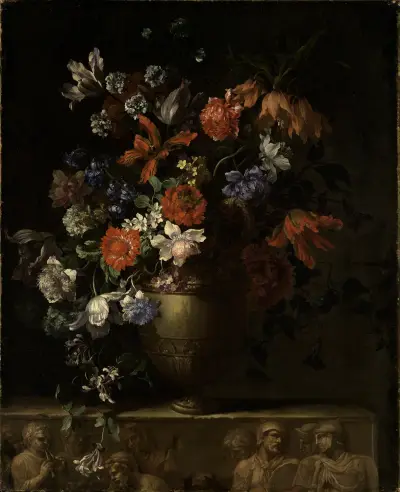 Blumenstillleben in Vase. – nr 1 av Jean-Baptiste Monnoyer