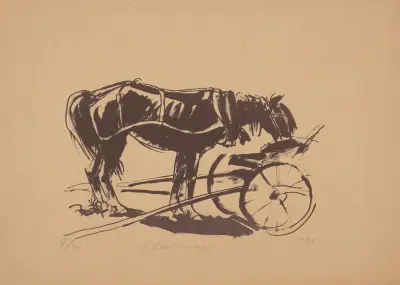 Kůň v postroji, 1947 – Nr. 1, Edmund Bartłomiejczyk