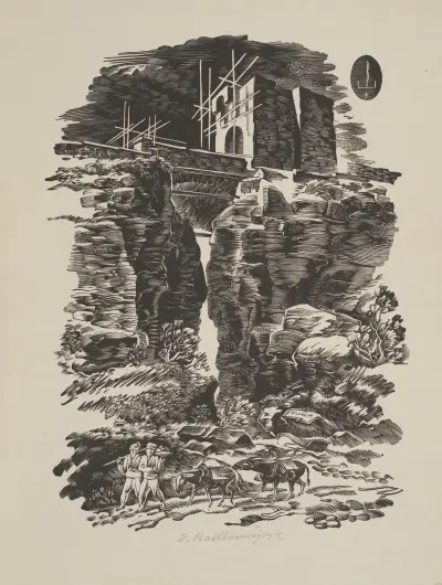 Motiv z Tarnova, 1936, Edmund Bartłomiejczyk
