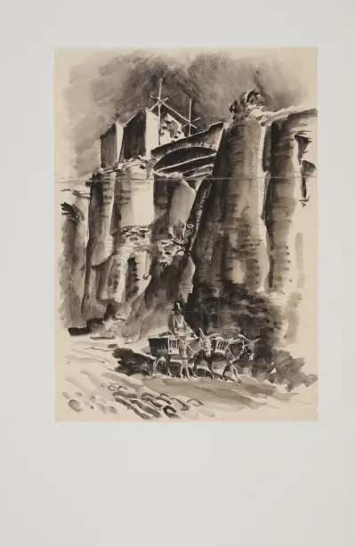 Motiv z Tarnova, 1937, Edmund Bartłomiejczyk