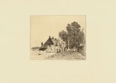La Nourrice av Johan Barthold Jongkind