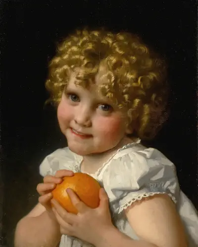 Dívka s pomerančem, Léon-Jean-Basile Perrault