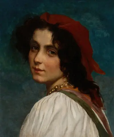 Jeaune fille, Léon-Jean-Basile Perrault