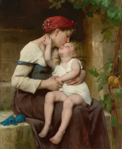 Matka s dítětem, Léon-Jean-Basile Perrault