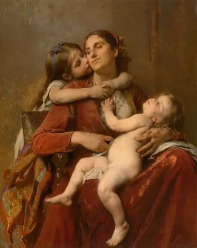 Mother’s Happiness, Léon-Jean-Basile Perrault