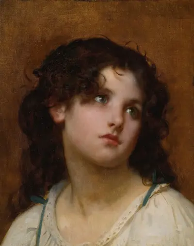 Portrait Of A Young Child, Léon-Jean-Basile Perrault
