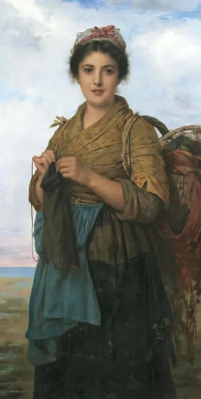 Mladá švadlena, Léon-Jean-Basile Perrault