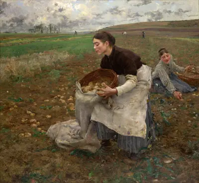 October av Jules Bastien-Lepage