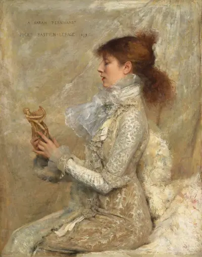 Portrait de Sarah Bernhardt av Jules Bastien-Lepage