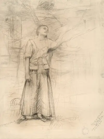 Study for ‘Joan of Arc’ av Jules Bastien-Lepage
