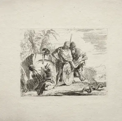 The Young Soldier and the Astrologer av Giovanni Battista Tiepolo