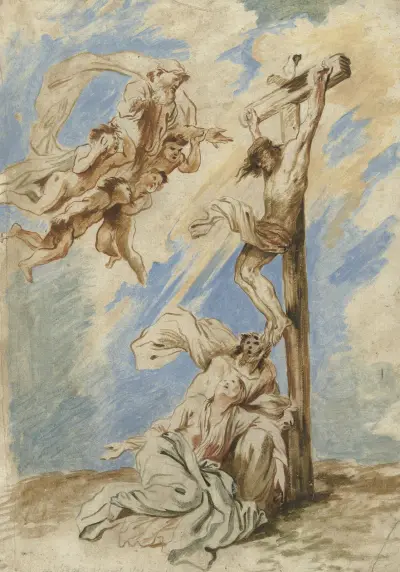Christ on the Cross, Giovanni Benedetto Castiglione