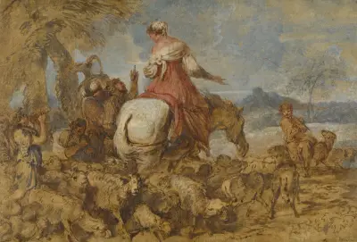 Pastoral Journey, Giovanni Benedetto Castiglione