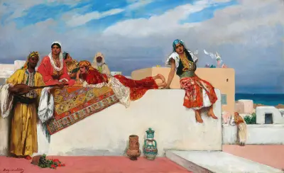 Eine Nachmittagsidylle von Jean-Joseph-Benjamin Constant